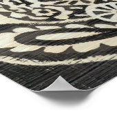 Night Hamsa Poster (Ecke)