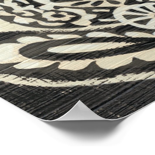 Night Hamsa Poster (Ecke)