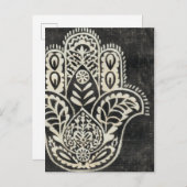 Night Hamsa Postkarte (Vorne/Hinten)