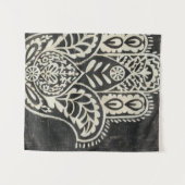 Night Hamsa Wandteppich (Vorderseite (Horizontal))