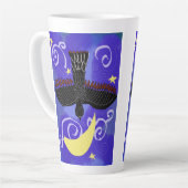 Night Hawks Große Latte-Tasse Milchtasse (Linke Ecke)
