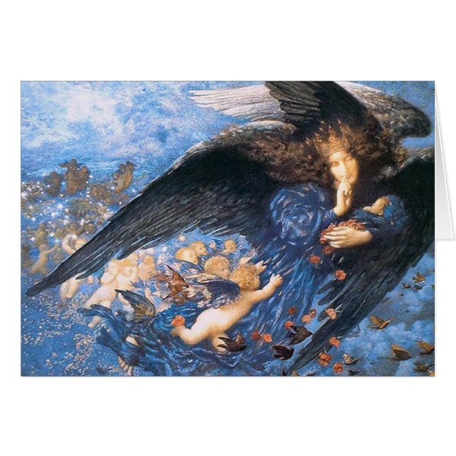 Night & Her Train of Stars - Edward Robert Hughes (Vorderseite (Horizontal))