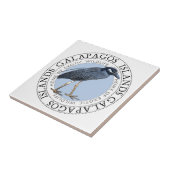 Night Heron Galapagos Inseln Fliese (Seite)