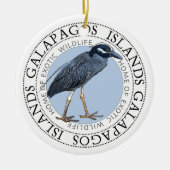 Night Heron Galapagos Inseln Keramik Ornament (Vorne)
