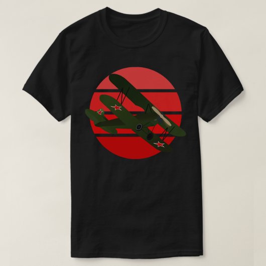 Night Hexen Polikarpov Po2 Bomber T-Shirt (Design vorne)