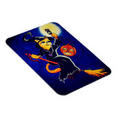 Night Hexenkatze Magnet (Rechte Seite)