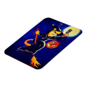 Night Hexenkatze Magnet (Linke Seite)