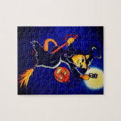 Night Hexenkatze Puzzle (Horizontal)