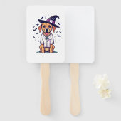 Night Howgs and Healthcare One Spooky Nurse Dog Fächer (Vorne und Hinten)