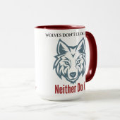 Night Howler Unit Nurse Tasse - Dunkler Spaß Wolf (VorderseiteRechts)