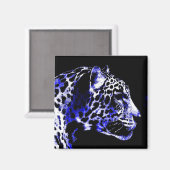 Night Jaguar Magnet (Vorderseite/Rückseite)