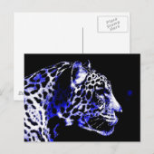 Night Jaguar Postkarte (Vorne/Hinten)