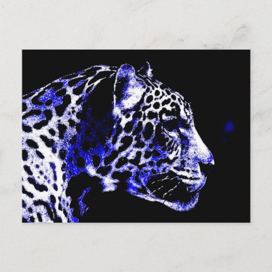 Night Jaguar Postkarte (Vorderseite)
