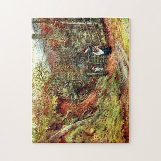 Night-jar Lane Witley von Helen Allingham Puzzle (Vertikal)