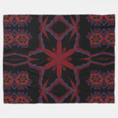 Night Jasmine 3 Fleecedecke (Vorderseite (Horizontal))