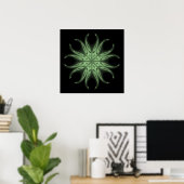 Night Jester Mandala Poster (Heimbüro)