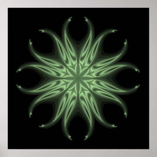 Night Jester Mandala Poster (Vorne)