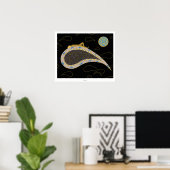 "Night Journey" - Drucken Poster (Heimbüro)