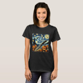 Night Knife Koch Halloween T-Shirt (Vorne ganz)