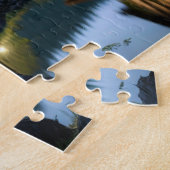 Night Lake House kühl und schön Jigsaw Puzzle (Seite)