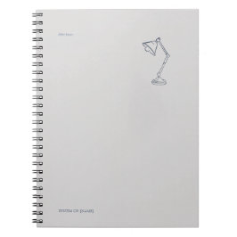 Night Lamp-Midnight Cartographer  Notizblock