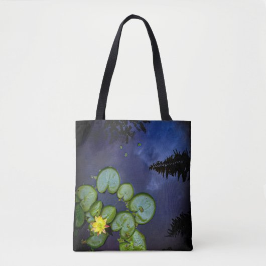 "Night Lily" Tragetasche Tasche (Vorderseite)