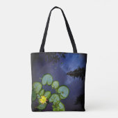 "Night Lily" Tragetasche Tasche (Rückseite)