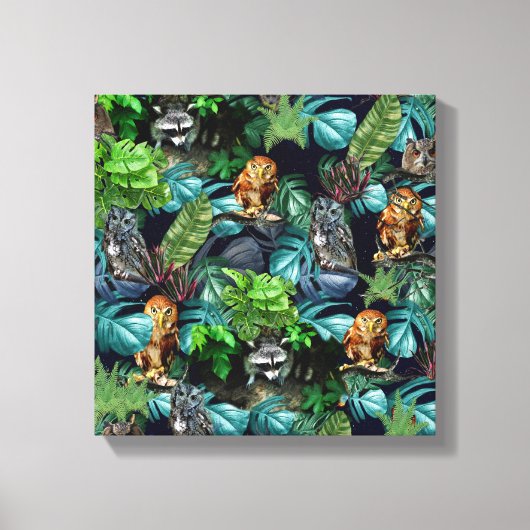 Night-live-Party Leinwanddruck (Vorderseite)