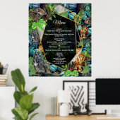 Night-live-Party Poster (Heimbüro)