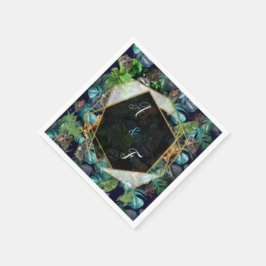 Night-live-Party Serviette (Ecke)