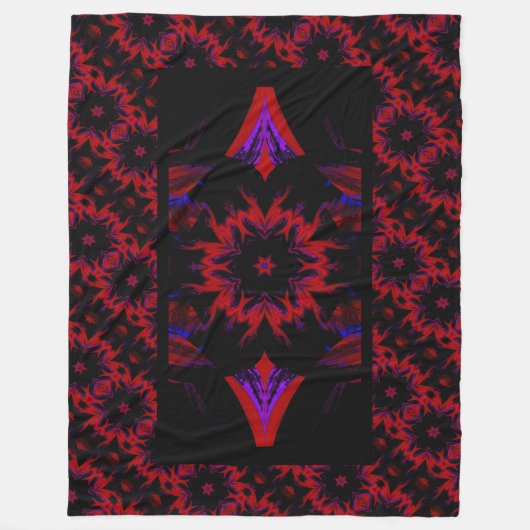 Night Lotus Fleece Blanket (Vorderseite)