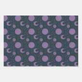 Night Magic Witchy Dark Boho Glam Celestial Pastel Geschenkpapier Set (Vorderseite 2)