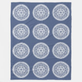 Night Mandala Fleecedecke (Vorderseite)