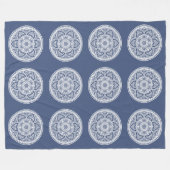 Night Mandala Fleecedecke (Vorderseite (Horizontal))