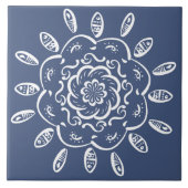 Night Mandala Fliese (Vorderseite)