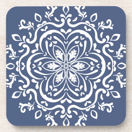 Night Mandala Getränkeuntersetzer (Vorderseite)