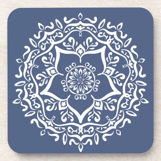 Night Mandala Getränkeuntersetzer (Vorderseite)