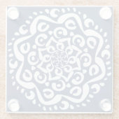 Night Mandala Glasuntersetzer (Rückseite)