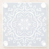 Night Mandala Glasuntersetzer (Rückseite)