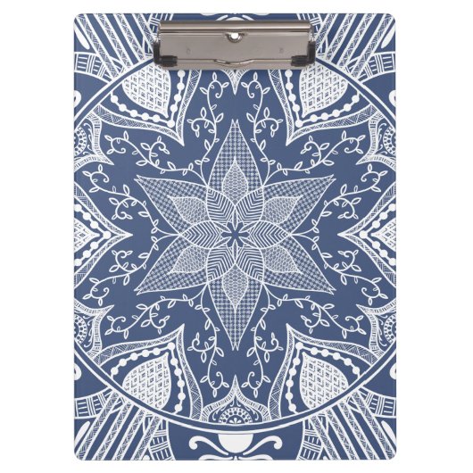Night Mandala Klemmbrett (Vorderseite)
