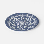 Night Mandala Pappteller (Schrägansicht)