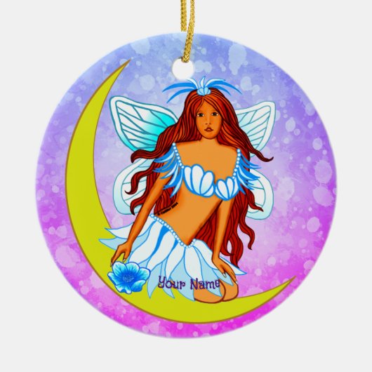 Night Moon Dream Fairy Ornament (Vorne)