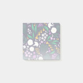 Night Moon Garden Floral Botanisches Muster Post-it Klebezettel (Vorderseite)