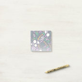 Night Moon Garden Floral Botanisches Muster Post-it Klebezettel (Auf Schreibtisch)