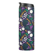 Night Moon Garden Floral Botanisches Muster Thermosbecher (Nach rechts gedreht)
