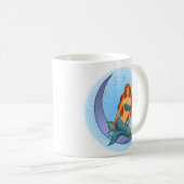 Night Moon Mermaid Kaffeetasse (VorderseiteRechts)