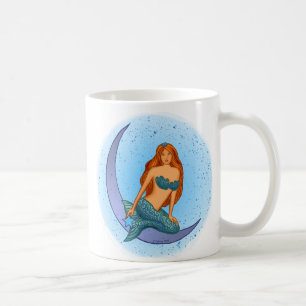 NIght Moon Mermaid Kaffeetasse