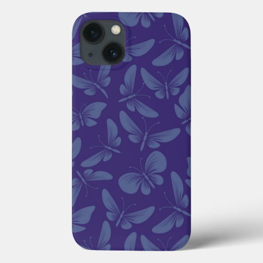 Night Moth Butterflies Background Case-Mate iPhone Hülle (Rückseite)
