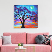 Night Nature Malerei Leinwanddruck (Insitu (Wohnzimmer))