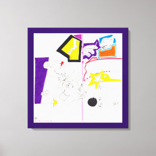 Night & Nickerchen Drawings 02 Canvas print Leinwanddruck